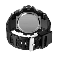 Montre pour homme avec logo personnalisé, vente en gros, montre-bracelet pour homme, chronographe étanche, montres numériques de plein air, montres analogiques-numériques de sport pour homme
