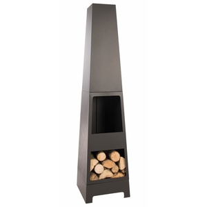 New Design <strong>Tall</strong> <strong>Outdoor</strong> <strong>Fireplace</strong> Chimney Wood Burning Tower Shape Chimenea Para Patio with Log Grate for <strong>Outdoor</strong> - Product Image 3