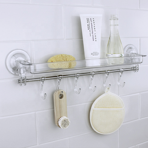 Idee per nuovi prodotti 2024 Modern Home Kitchen bagno <span class=keywords><strong>scaffale</strong></span> per Organizer per prodotti in acrilico Super appiccicoso con supporto per il trucco - Product Image 3