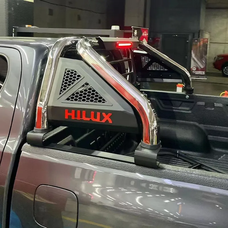 Yüksek kaliteli kamyonet 4x4 diğer dış aksesuarlar çelik raf Roll Bar Toyota Hilux Revo Vigo için Rocco