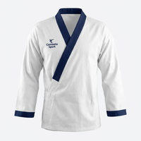 Tenue de Poomsae en polyester et coton pour arts martiaux, Taekwondo, entraînement et compétition, personnalisable OEM