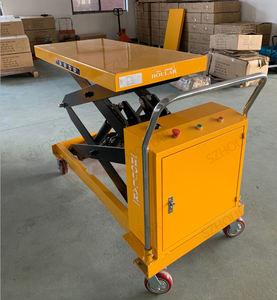 350kg Semi Électrique <span class=keywords><strong>Marche</strong></span> Levage <span class=keywords><strong>Table</strong></span> De Travail Logistique Entrepôt <span class=keywords><strong>Table</strong></span> Ascenseur Électrique Levage Électrique Ciseaux Hydrauliques - Product Image 3