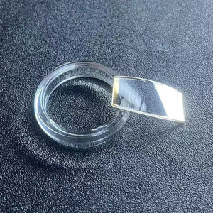 Verre de montre saphir poli à bords biseautés, anti-rayures, vintage, pour réparation de montres automatiques, avec métallisation - Product Image 1