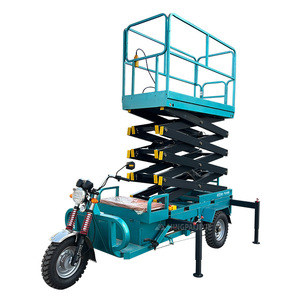 Plataforma de Trabajo Aérea Eléctrica Hidráulica de Tres Ruedas con Estructura de Patas Plegables, Capacidad para 2 Personas - Product Image 1