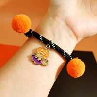 Nouveaux Bracelets en Alliage Thème Halloween 2026 – Motifs Citrouille, Crâne, Chauve-souris, Fantôme – Bracelets Ajustables – Idéal Cadeau
