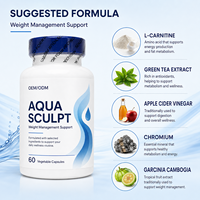 Complément alimentaire Aqua Sculpt en capsules végétariennes pour la gestion du poids