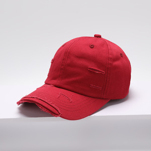 Cappellino da Baseball Trendy con Effetto Usurato, Ricamo Logo Personalizzato, Stile Streetwear, Versatile, Morbido, con Visiera a Becco d'Anatra per Protezione Solare - Product Image 5