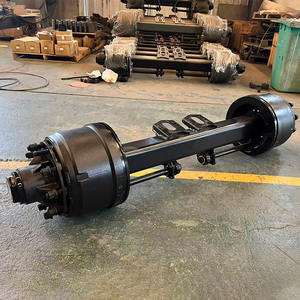 China Heavy Duty New Steel 13T-16T Semi Trailer <span class=keywords><strong>Axle</strong></span> Set Conjunto de eje trasero Diseño americano completo a la venta - Product Image 4