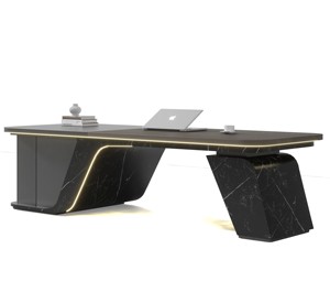 Executive Manager CEO Office Furniture <b>White</b> Modern L Shape Office <b>Desk</b> Table De Bureau - Product Image 4