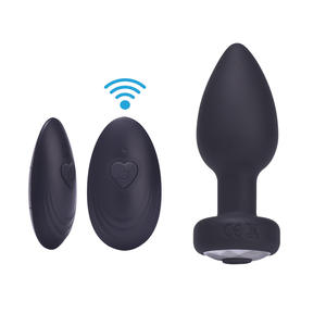 Weibliche runde Silikon-Fernbedienung <span class=keywords><strong>Anal</strong></span> Vibrator Erotische Produkte für Erwachsene <span class=keywords><strong>Anal</strong></span> <span class=keywords><strong>Dildo</strong></span> & Butt Plug - Product Image 6