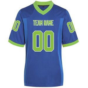 Gesublimeerd ademend snel drogend antibacterieel anti-UV plus size American football shirt met print voor heren training - Product Image 1