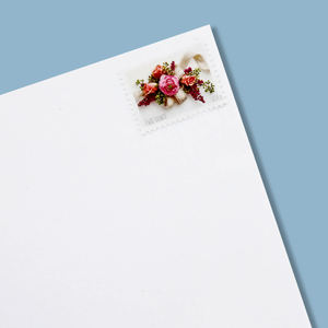 Envío Gratis, Coleccionables Clásicos en Stock, Almacén en EE. UU., Sello Floral Eterno de <span class=keywords><strong>Dos</strong></span> Onzas en Papel, Personalizado, Envíos a Texas - Product Image 6