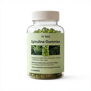 Private Label/OEM ODM Spirulina Vitamin <b>Gummies</b> Support Body Immunity Suitable for Sub‑health Sedentary and Late‑night Crowds - Product Image 1