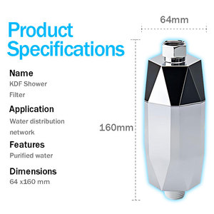 <span class=keywords><strong>Filtre</strong></span> de Douche Noir et Blanc Anti-Chlore à l'Hydroxyde de Calcium, Saveur Citron Importée, <span class=keywords><strong>Filtre</strong></span> <span class=keywords><strong>Externe</strong></span> <span class=keywords><strong>pour</strong></span> Robinet <span class=keywords><strong>SPA</strong></span> KDF5 - Product Image 6