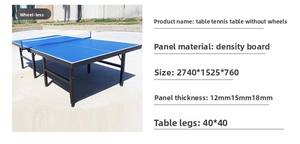 <span class=keywords><strong>Table</strong></span> de <span class=keywords><strong>ping</strong></span>-<span class=keywords><strong>pong</strong></span> intérieure personnalisée, imperméable, avec roulettes, pliable et portable pour une utilisation en compétition standard - Product Image 4