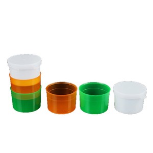 Vaso dispensador de medicamentos de tres colores Hui En con tapa para uso hospitalario, vasos desechables de plástico para dispensar pastillas - Product Image 4