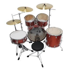 Wholesale Professional Acoustic <b>Drum</b> Set with 5 <b>Drums</b> and 3 Cymbals Adjustable Design High Sales Volume - Product Image 1