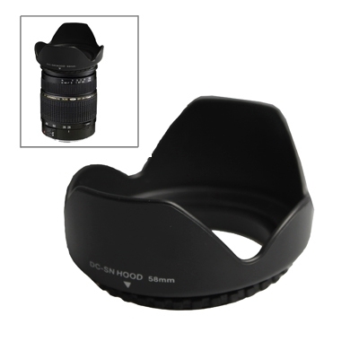 58mm Lens Hood for Cameras(Screw Mount) Camera Accessories for Canon EOS 600D 1100D 550D 500D