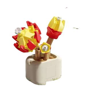 Novedades, Bloques <span class=keywords><strong>de</strong></span> Construcción <span class=keywords><strong>de</strong></span> Plástico ABS para Manualidades, Mini Ladrillos <span class=keywords><strong>de</strong></span> <span class=keywords><strong>Girasol</strong></span> y Rosa, Plantas Suculentas MOC, Flores Inmortales, Micro Bloques <span class=keywords><strong>de</strong></span> Espuma - Product Image 2