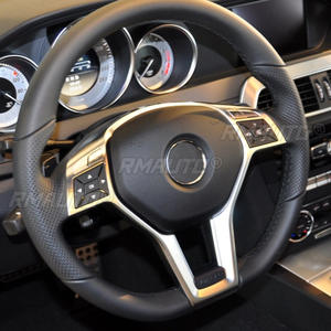 Cubierta Decorativa para el Marco del Volante, Compatible con Mercedes-Benz Clase A, C, E, GLA, CLA, CLS, W204, W176, W212, X156, C117, 2008-2014 - Product Image 5