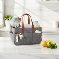 Sac de rangement pliable écologique pour couches lavables, organisateur portable pour voiture, sac fourre-tout pour lingettes, capacité 180 ml, compressé sous vide, carré