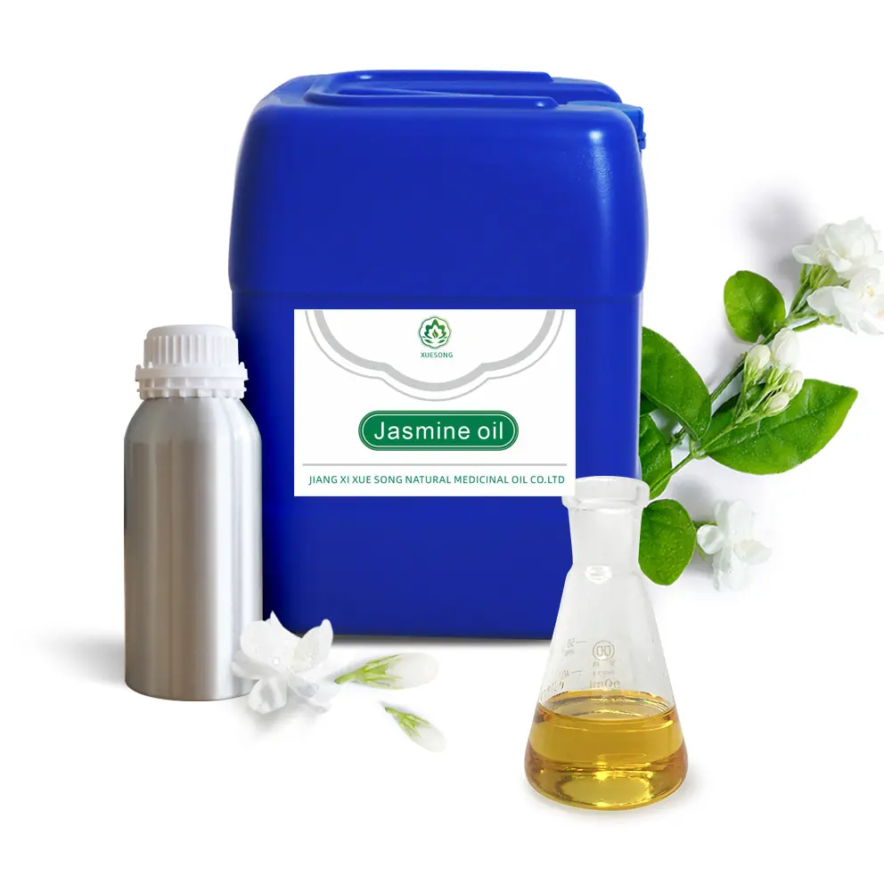 Factory supply pure Jasmine essential oil Wholesale Jasmine Fragrance Oil Jasmin Oil for Perfume and Candle Making