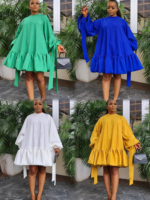 Robe de bureau élégante et personnalisée pour femme, taille haute, col en V, coupe ajustée, style crayon, à volants, pour l'été 2026, grande taille