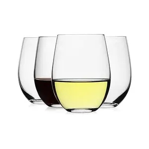 18oz Household Restaurant Heat Resistant Drinking Glassware Crystal Stemless Glass Cup Red Wine Glass
