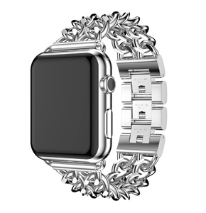 <span class=keywords><strong>Bracelet</strong></span> de montre en alliage de zinc à la mode 38mm 40mm 42mm 44mm pour <span class=keywords><strong>Apple</strong></span> <span class=keywords><strong>Watch</strong></span> femmes <span class=keywords><strong>Bracelet</strong></span> décoratif exquis pour femmes - Product Image 3