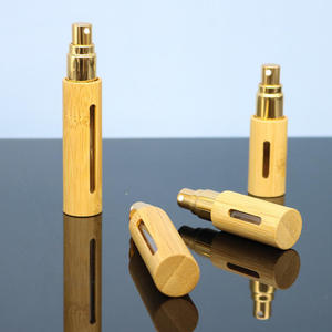 Kit Médico Ecológico de Bambú Brillante, Botella Moderna de Alta Precisión de 5ml y 10ml, Spray Dorado/Plateado, Diseño Multifuncional, Carga de 5kg - Product Image 1