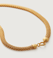 Collier Punk à grosse chaîne géométrique en maille tressée, bijoux en acier inoxydable, plaqué or 18k, ne se décolore pas