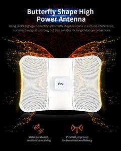 Pont WiFi pour Starlink Fréquence 5.8 GHz, Haute Vitesse 900 Mbps, Extérieur, Alimentation PoE 24V, Communication Longue Distance 10 km - Product Image 2