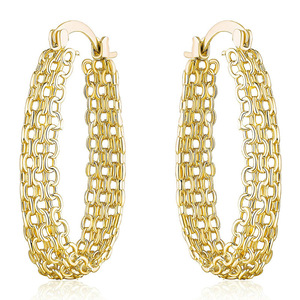 Orecchini a Cerchio Cavi per Donne, Ear Cuff Minimalista, Gioielli di Moda Quotidiana - Product Image 2