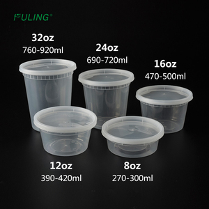 Fuling-taza de sopa sin BPA con tapas, contenedor de plástico para almacenamiento de alimentos, 32oz, 24oz, 16oz, 12oz, 8oz - Product Image 2