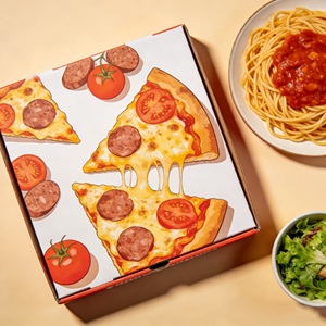 Boîtes à pizza personnalisées avec logo, vente en gros <span class=keywords><strong>de</strong></span> boîtes à pizza, boîtes à pizza en carton - Product Image 1