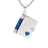 Nouveau Collier Pendentif Cœur en Quartz Gravé en Acier Inoxydable DIY, Chaîne Ras du Cou Unisexe pour Couple, Mariage