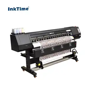 Inktime Large Format Dye Textile Sublimation Inkjet Printer 2.2m Machine for Heat Transfer Printing with Printing Shop Machines