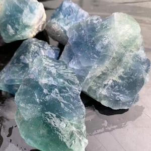 Piedras de Fluorita Verde Azul Natural de Alta Calidad al por Mayor, Cristales en Bruto para Decoración del Hogar - Product Image 5