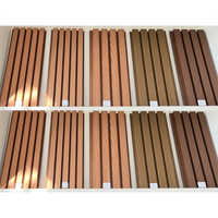 Panneaux muraux WPC co-extrudés fabriqués en Chine, panneaux muraux WPC d'extérieur, panneaux muraux décoratifs ignifuges
