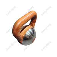 Kettlebell en acier inoxydable en bois de gros pour équipement de gymnastique commercial à domicile Kettlebell réglable