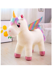 Popolare nuovo peluche angelo arcobaleno <span class=keywords><strong>unicorno</strong></span> <span class=keywords><strong>con</strong></span> <span class=keywords><strong>ali</strong></span> bambola peluche per bambini - Product Image 3
