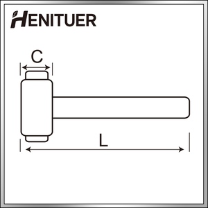 HENITUER S618 Martello Isolato Personalizzato da 30 Pollici in Acciaio Inossidabile 5Gr13 di Alta Qualità con Inserti Sostituibili - Product Image 4
