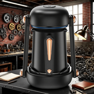 Máquinas de café inteligentes de fábrica OEM, cafetera turca anti-derrame, cafetera eléctrica personal de acero inoxidable - Product Image 6