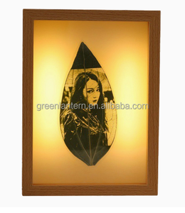 <span class=keywords><strong>Crystal</strong></span> Logo tùy chỉnh hiển thị di động Acrylic khung ảnh đêm LED hộp Đèn - Product Image 3