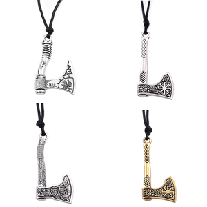 Collar de hacha vikinga para hombres, collar con colgante de hacha, Talismán, kolovmouse, nudo irlandés, Vikingo nórdico, Perun, 2021 - Product Image 6