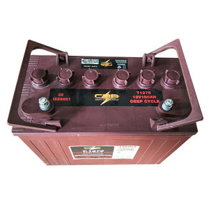 <span class=keywords><strong>12V</strong></span> <span class=keywords><strong>120Ah</strong></span>トロイの木馬管状ディープサイクルT1275浸水鉛バッテリー150AHゴルフカートユーティリティビークル用マリン & UPS OEM - Product Image 3