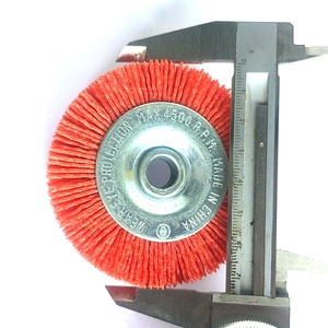 Cepillo Abrasivo de Filamento de Nylon Rojo y Azul de 75 mm para Redondeo de Bordes Industriales y de Bricolaje, Disponible para OEM - Product Image 6