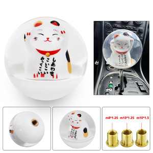 Pommeau de levier de vitesse Lucky Cat M8 M10 1.25 1.5 universel pour voiture à transmission manuelle, accessoire décoratif - Product Image 5