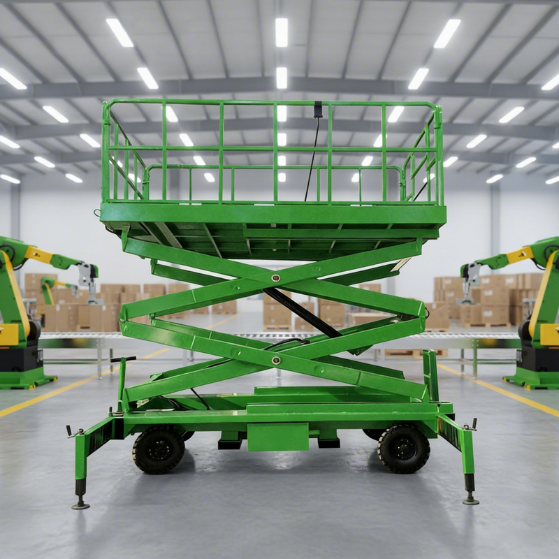Heavy Duty Mobile Scissor Lift Stable
