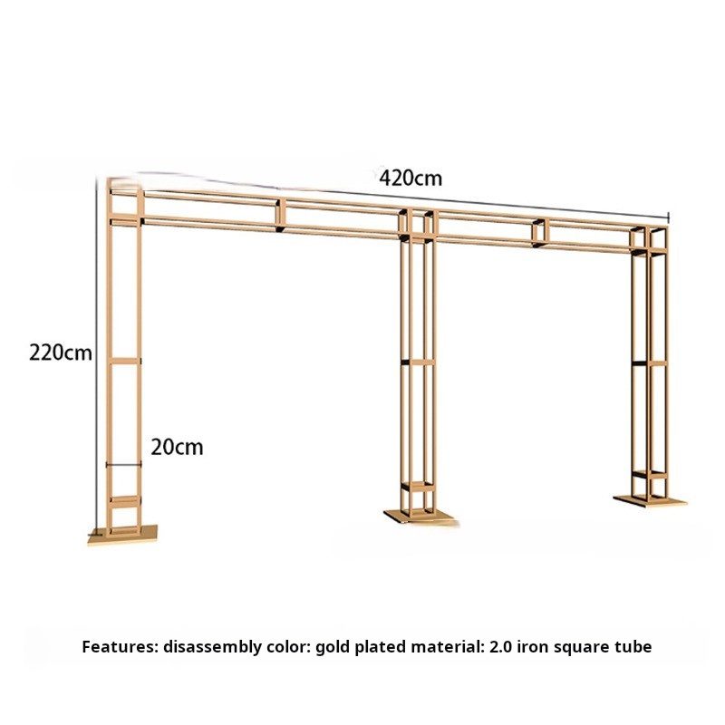 Lunghezza 420 * larghezza 20 * altezza 220cm